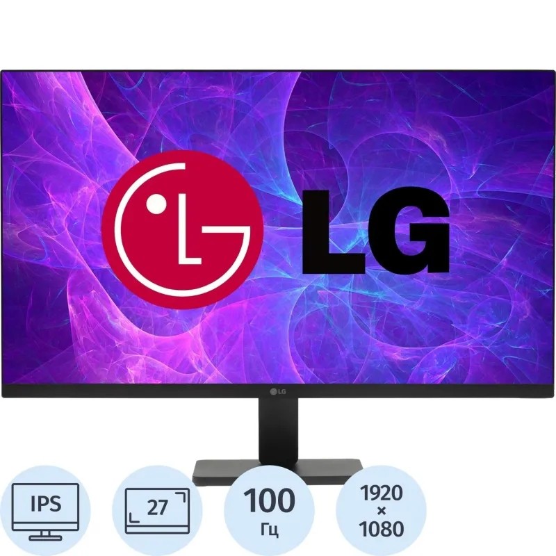 Монитор LG (27MR400-B.ARUQ)27/FHD/IPS/100Hz/250cd/5ms/HDMI