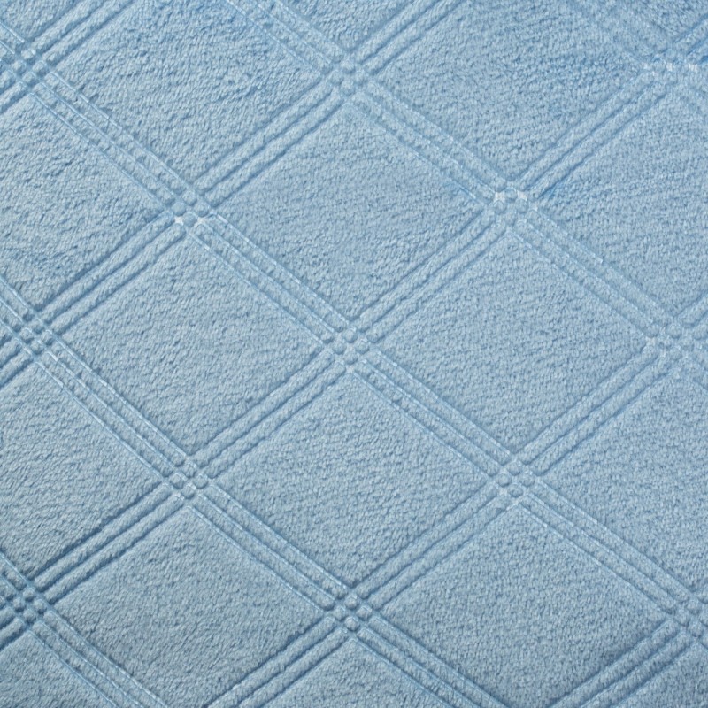 Плед микрофибра Luscan, фактура синий 150x200