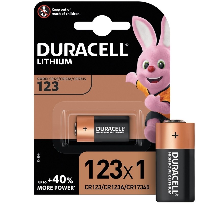 Батарейка DURACELL CR123 литий для фотоапп. бл/1шт