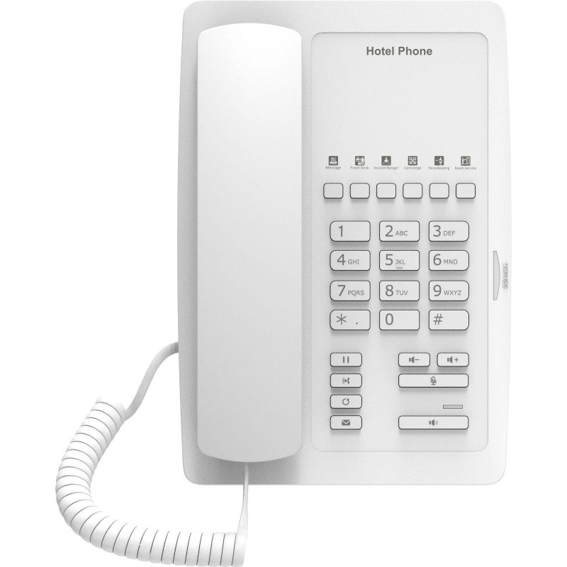 IP-телефон Fanvil H3 white Hotel, 1 USB, 6 Soft keys, PoE, HD Voice, PSU