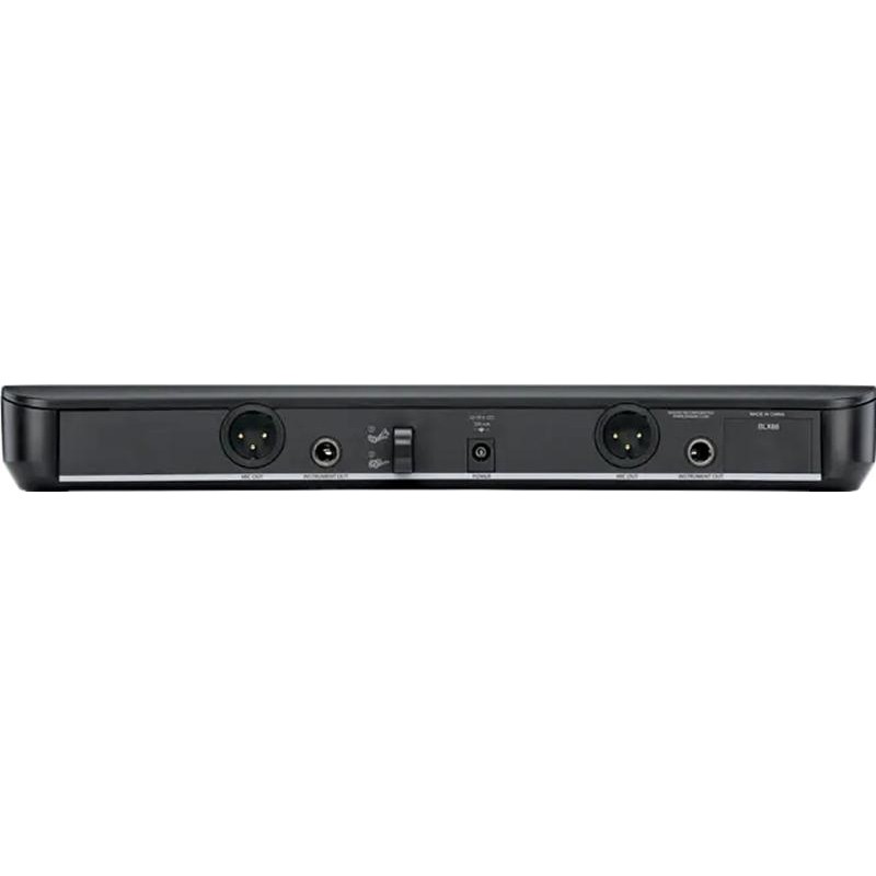 Радиосистема Shure BLX288E/SM58-M17, 2-х канальная, приемник + 2мкф (ручн)