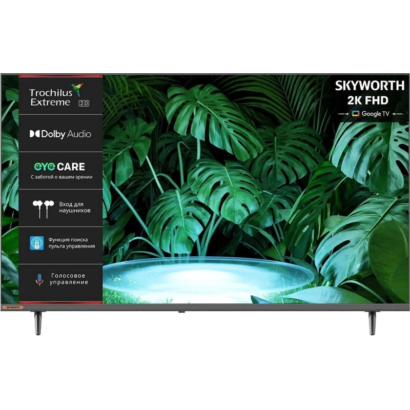 Телевизор Skyworth 40E55G, FHD, смарт (Google TV)