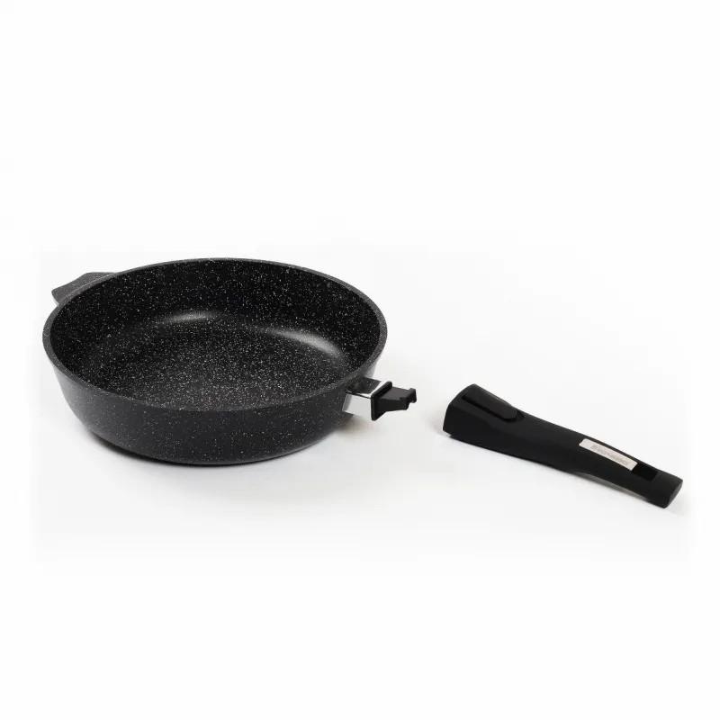 Сковорода индукц.АП,съемн.ручк.,d=22см,Гранит black Induction Pro,(022802И)