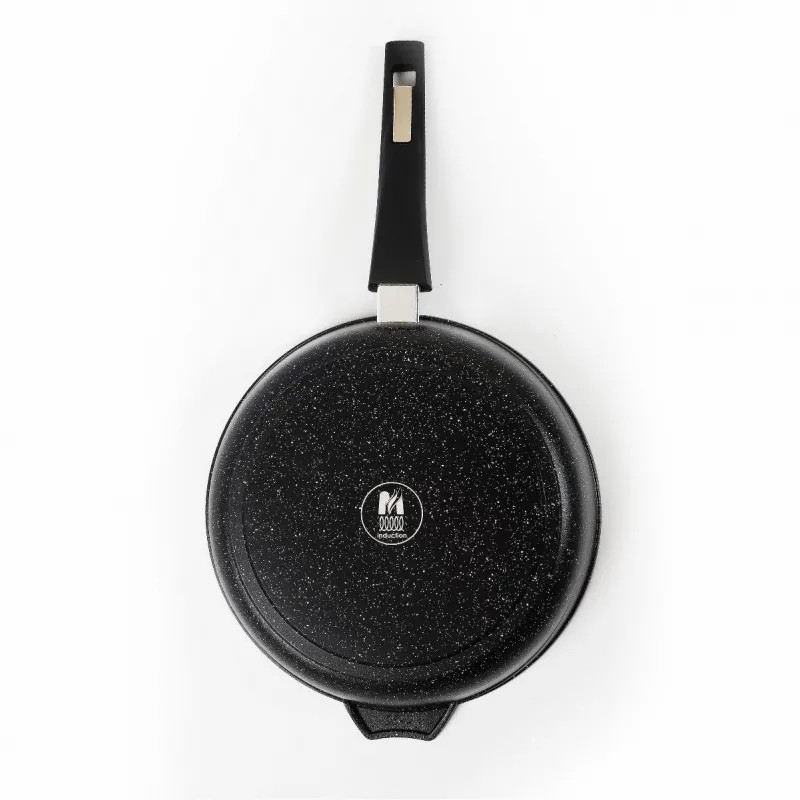 Сковорода индукц.АП,съемн.ручк.,d=22см,Гранит black Induction Pro,(022802И)