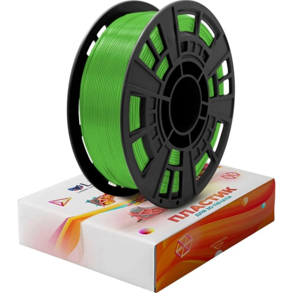 Катушка PLA+ пластик LIDER-3D Зелёный