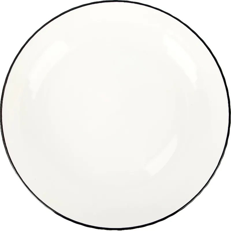 Тарелка Notele d=18см. v=450мл,фарфор, 6шт/уп