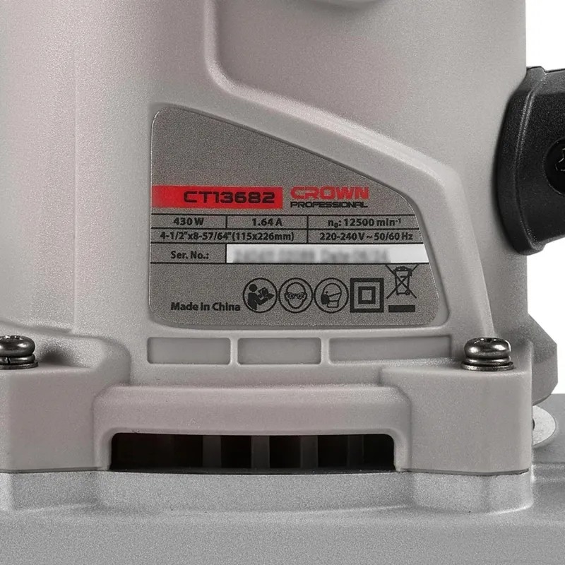 Шлифмашина вибрационная CROWN CT13682