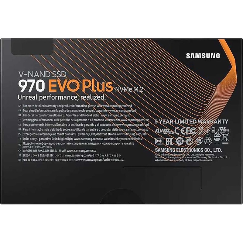 SSD накопитель Samsung 970 EVO Plus 1Tb M.2 2280 Pci-E (MZ-V7S1T0BW)
