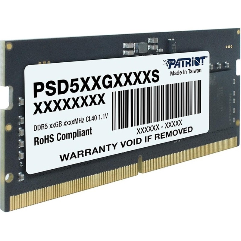 Модуль памяти Patriot SL DDR5 SO-DIMM 16GB 5200Мгц (PSD516G520081S)