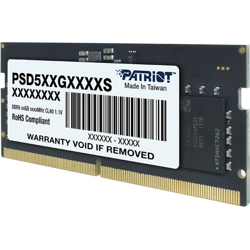 Модуль памяти Patriot SL DDR5 SO-DIMM 16GB 5200Мгц (PSD516G520081S)
