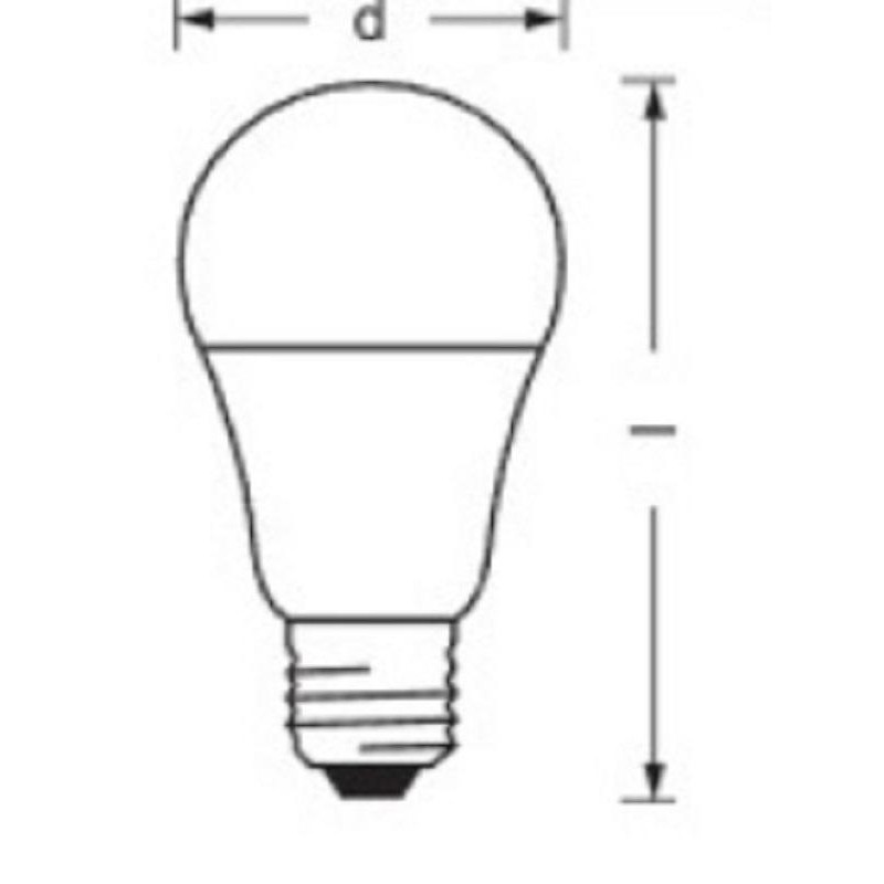 Лампа светодиодная OSRAM LVCLA125 15SW/840 230V E27 5шт/уп (4058075577831)