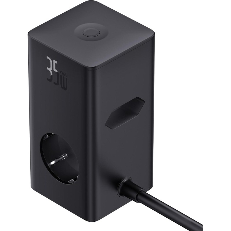 Зарядное устройство сетевое Baseus E00023606113-00 3AC+2А+2C 35W черный