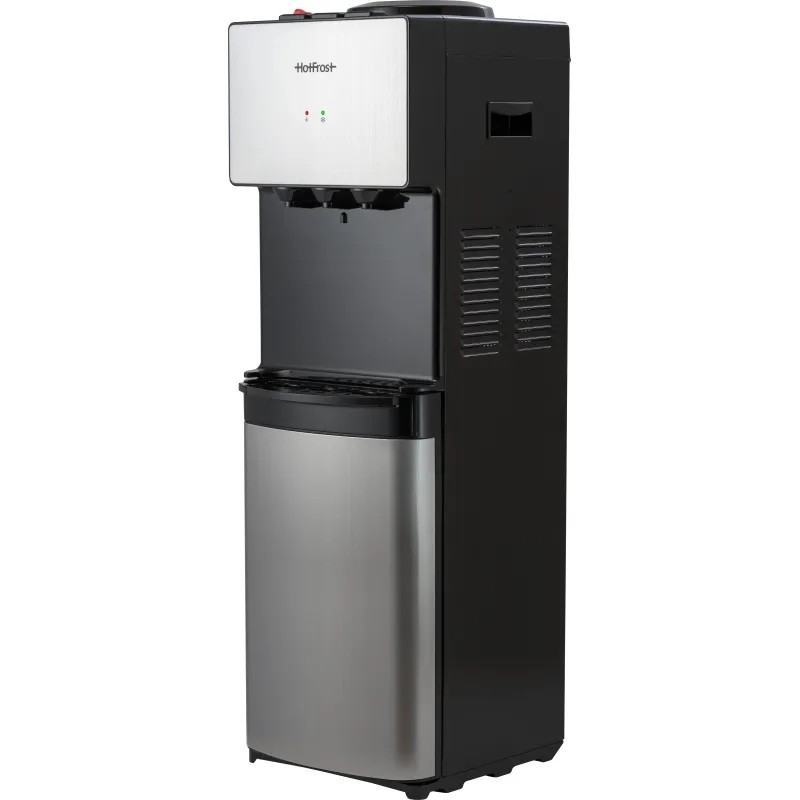Кулер HotFrost V400 BS, напольный, холодильник, компрессорный, серебро