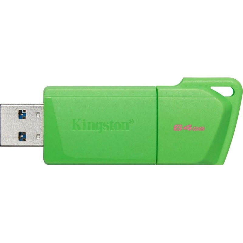 Флеш-память Kingston Exodia M LATAM DTXM/64Gb/USB 3.2/NEON (GREEN) 
