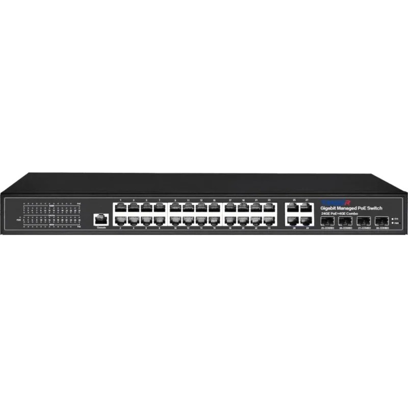 Коммутатор TRASSIR TR-NS24284C-400-24PoE