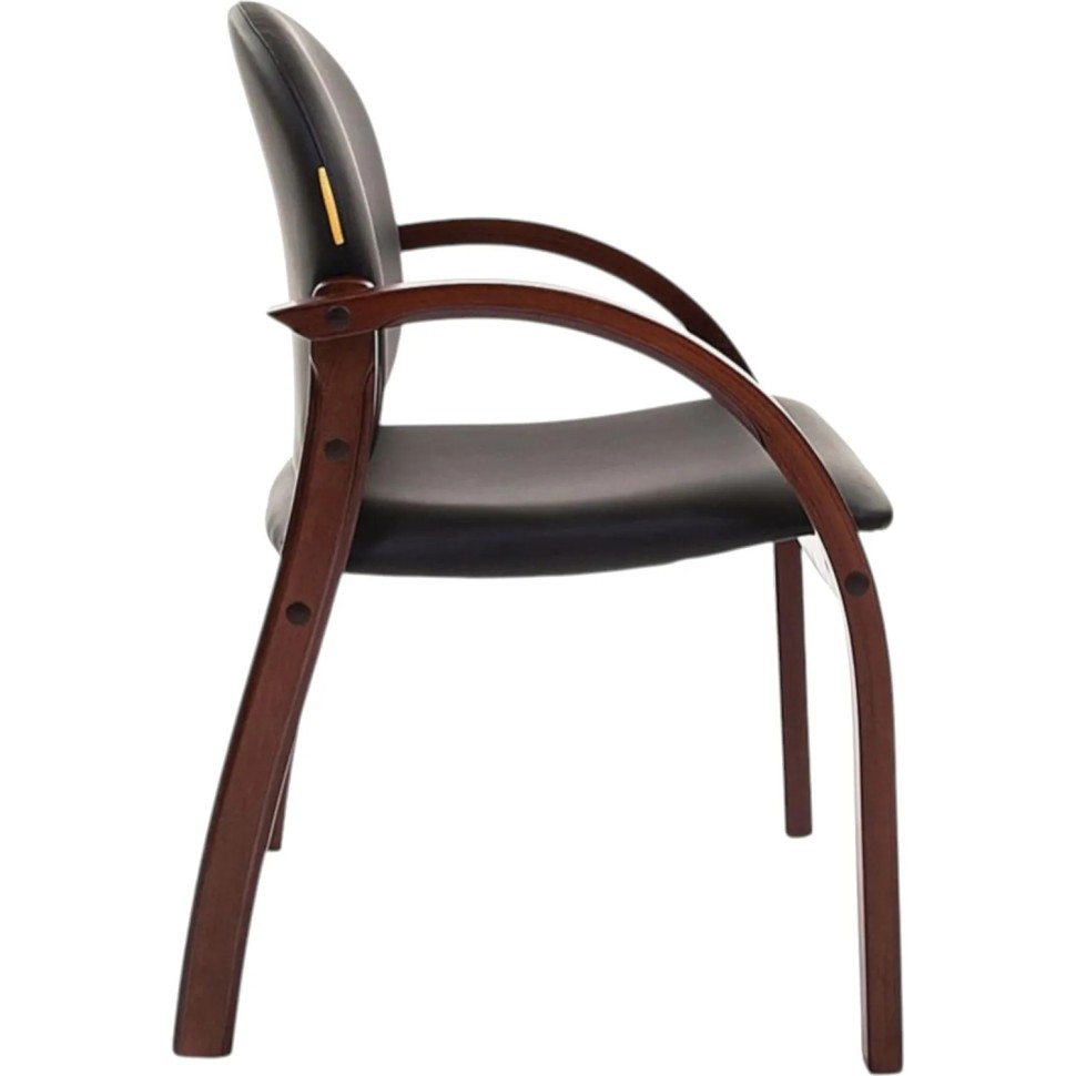 Стул VT_конференц CH659 к/з черный матов. Terra темн.орех 6066646 Стул VT_конференц CH659 к/з черный матов. Terra темн.орех 6066646