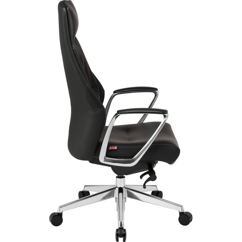 Кресло BN_Fc_EChair-598 MPU кожзам черный, алюминий