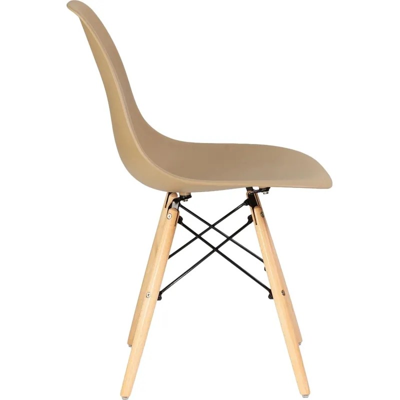 Стул LO_обеденный DOBRIN DSW LMZL-PP638_LB-MTR_P-GR-03 свет.бук/бежевый