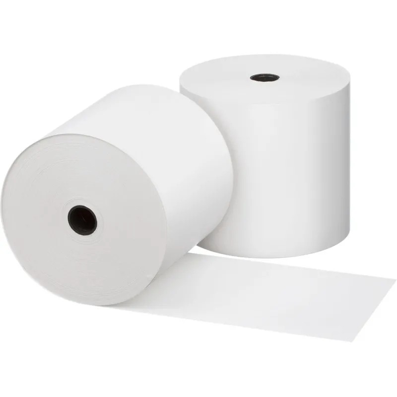 Ролики для касс 80 мм, 53 м, вт. 12, 44 гр/м2, 6 шт/уп (спайка)