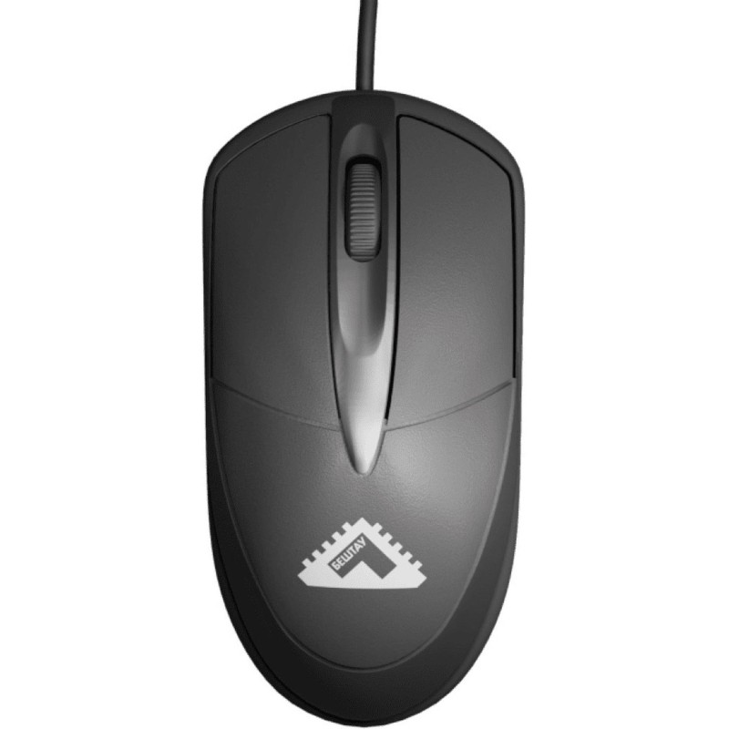 Мышь компьютерная БЕШТАУ проводная М100РУ,USB,1200, 1,8м,M100PY/TВ