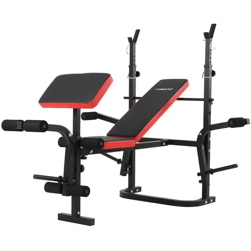 Скамья силовая со стойками UNIX Fit BENCH 120P, BSBN120P