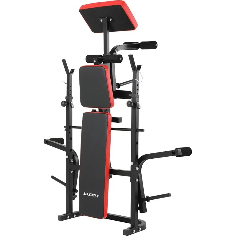 Скамья силовая со стойками UNIX Fit BENCH 120P, BSBN120P