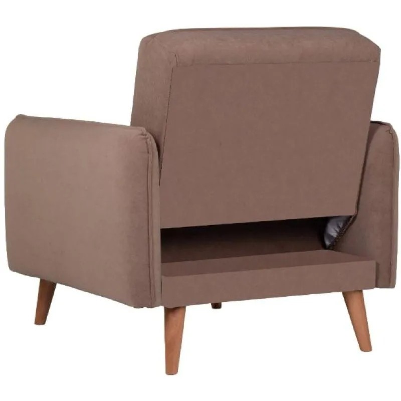 Кресло _ХД Finsoffa ANN Relax 1, раскл. тк. велюр Formula 225 коричневый