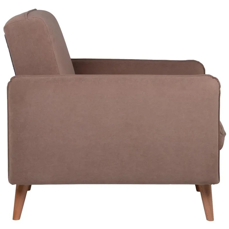 Кресло _ХД Finsoffa ANN Relax 1, раскл. тк. велюр Formula 225 коричневый