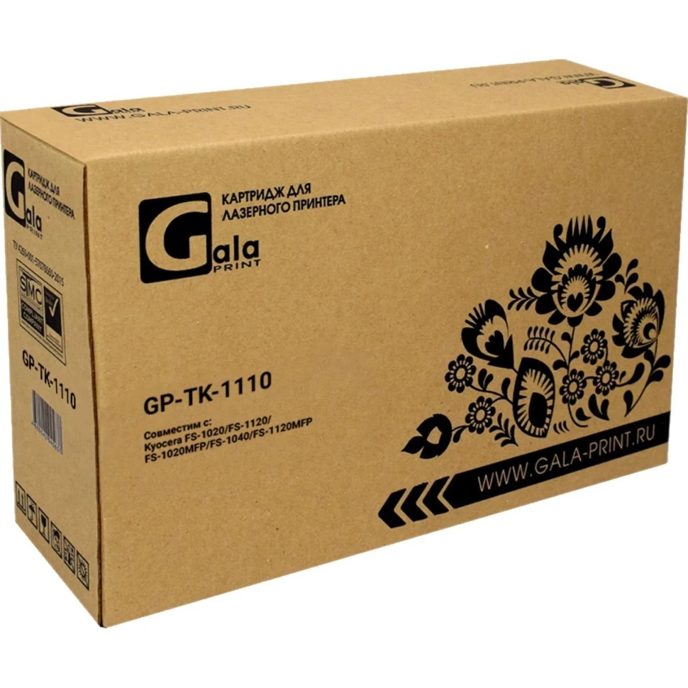 Картридж лазерный GalaPrint TK-1110 чер.  для Kyocera FS-1040/1020MFP