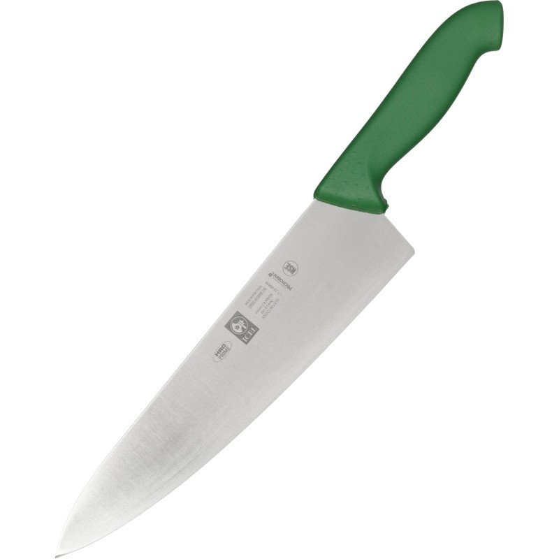 Нож поварской 250/395 мм. Шеф зеленый HoReCa Icel /1/6