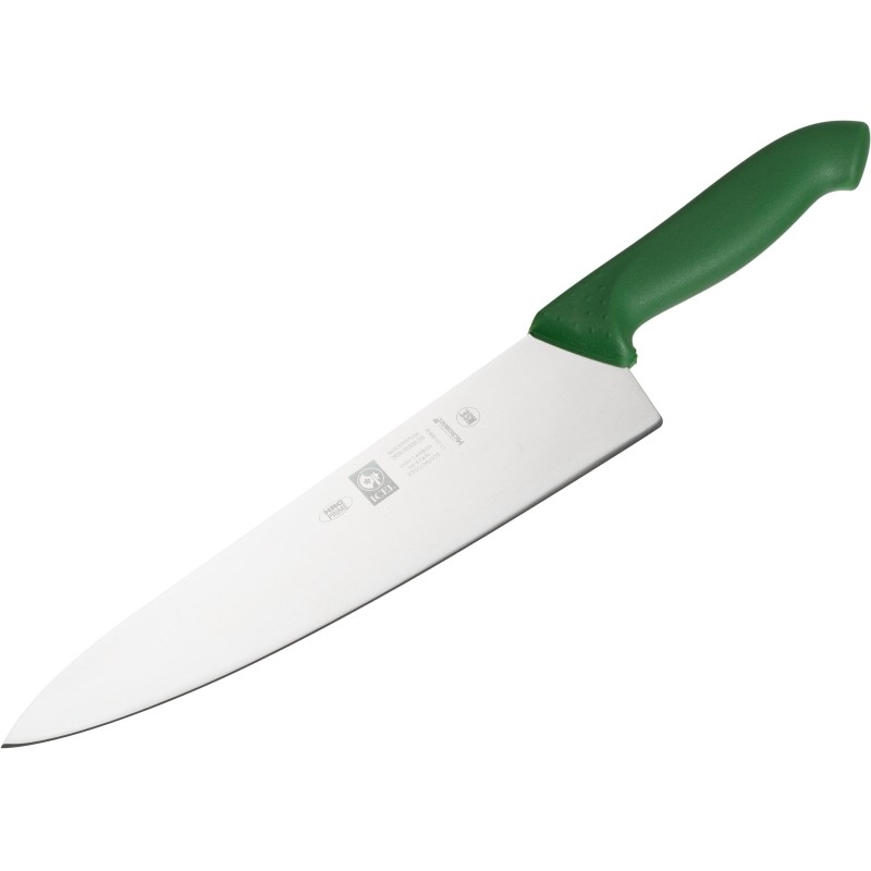 Нож поварской 250/395 мм. Шеф зеленый HoReCa Icel /1/6