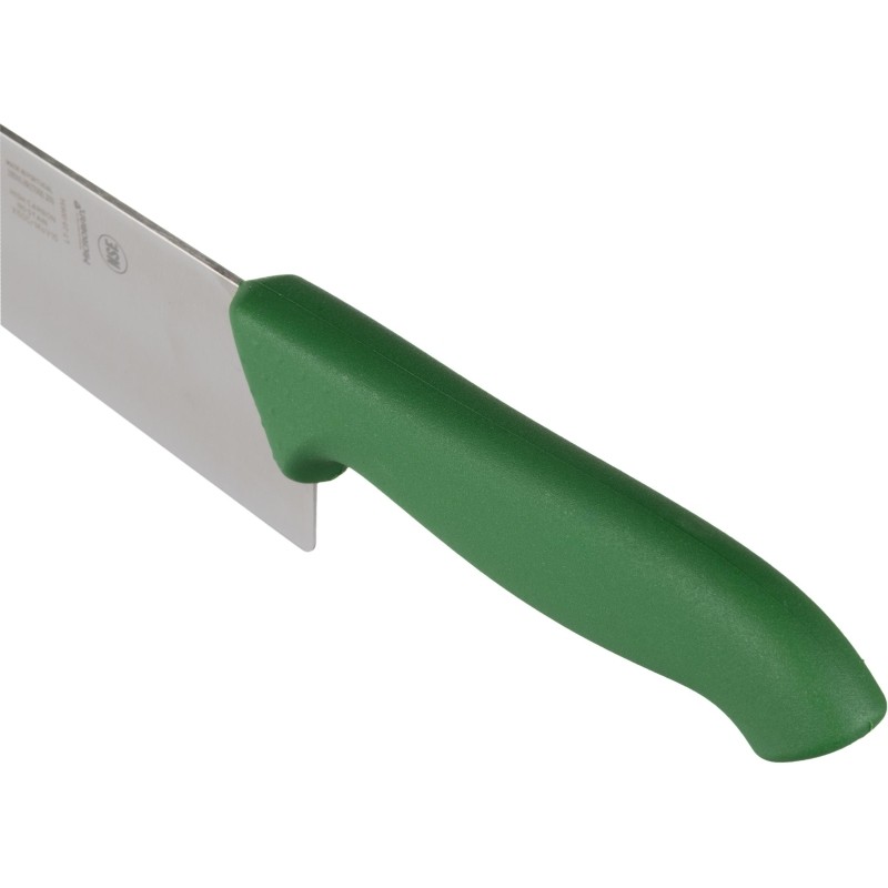 Нож поварской 250/395 мм. Шеф зеленый HoReCa Icel /1/6
