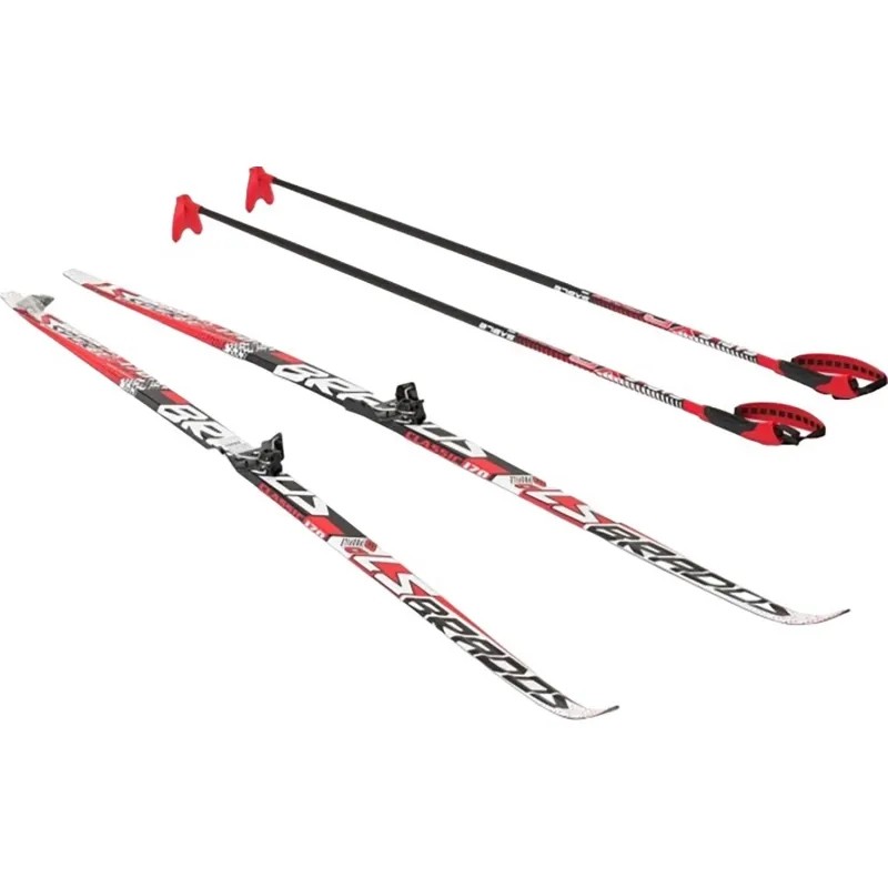 Лыжи Комплект 75 мм - 200 STEP Brados LS Red , 304432