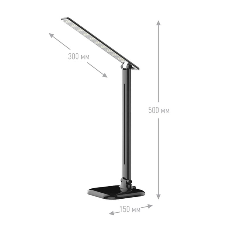 Светильник Ultraflash UF-716  C02 черный, 11Вт, LED
