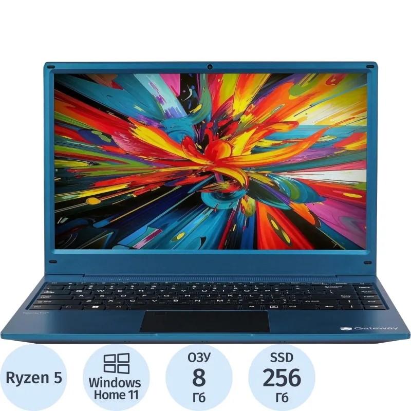 Ноутбук Gateway Ultra Slim 14(GWNR51416-BL)R5 3500U/8Gb/256Gb SSD/14.1/W11H