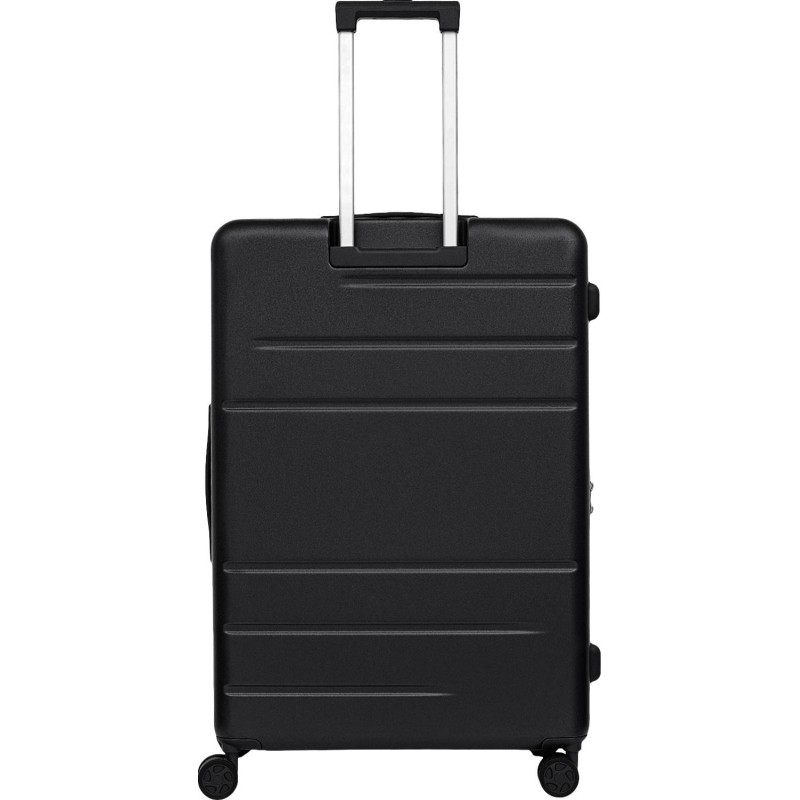 Чемодан 4-х колесный 100% поликарбонат, FABRETTI,53X78X31,черн,EN1030-28-2