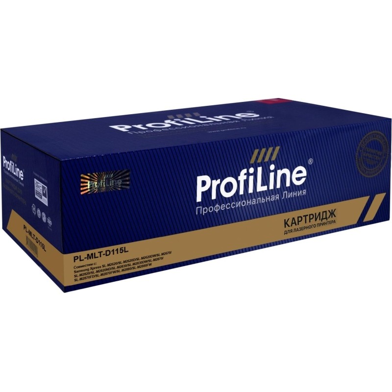 Картридж лазерный ProfiLine MLT-D115L чер. для Samsung M2620/M2670/M2820