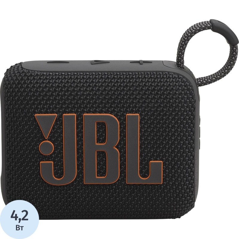 Акустическая система JBL GO 4 Black (JBLGO4BLK)