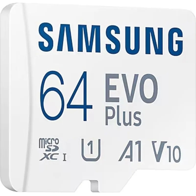 Карта памяти Samsung Evo Plus microSDXC 64GB UHS-1 U1 A1 V10 с адаптером