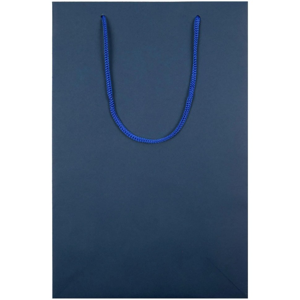 Пакет подарочный бумажный Waski M, синий 20969.41