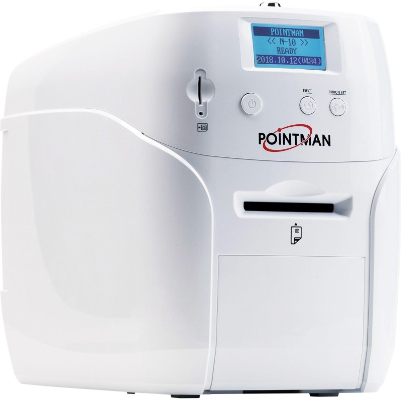 Принтер Pointman N10 односторонний, ручная подача карт, USB&amp;Ethernet
