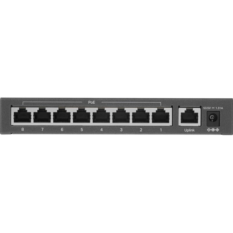 Коммутатор TP-Link TL-SF1009P 9x100Мбит/с 8PoE+ 65W неуправляемый