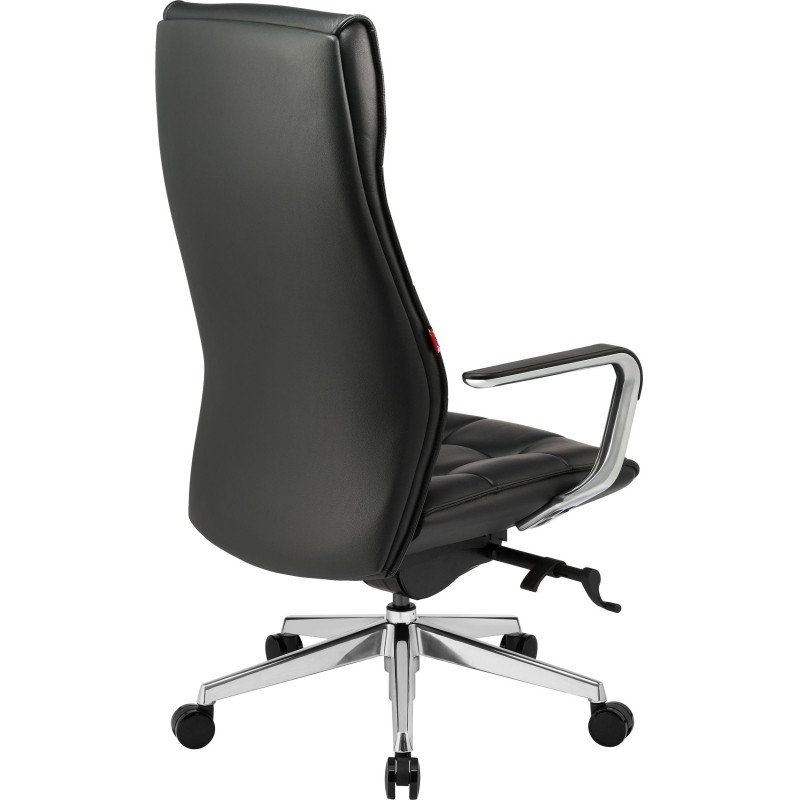 Кресло BN_Fc_EChair-597 ML кожа черный, алюминий