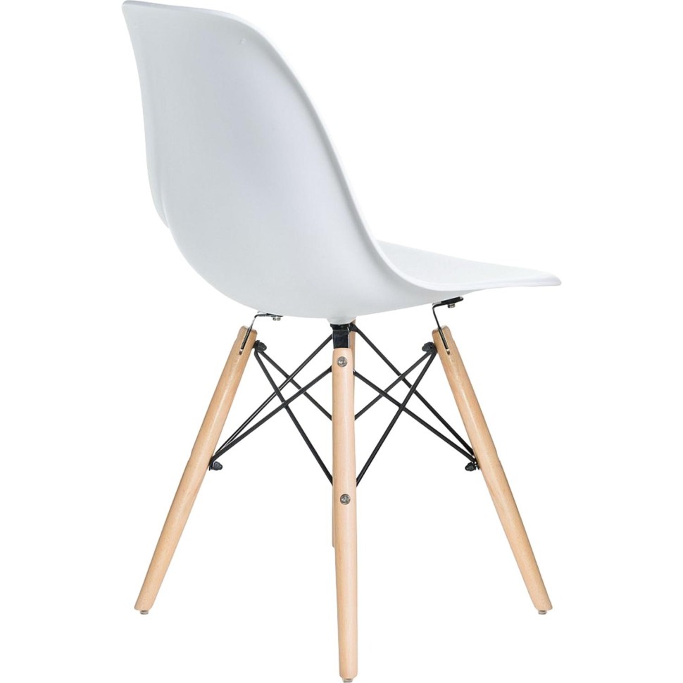 Стул LO_обеденный DOBRIN DSW LMZL-PP638_LB-MTR_P-W-02 свет.бук/белый