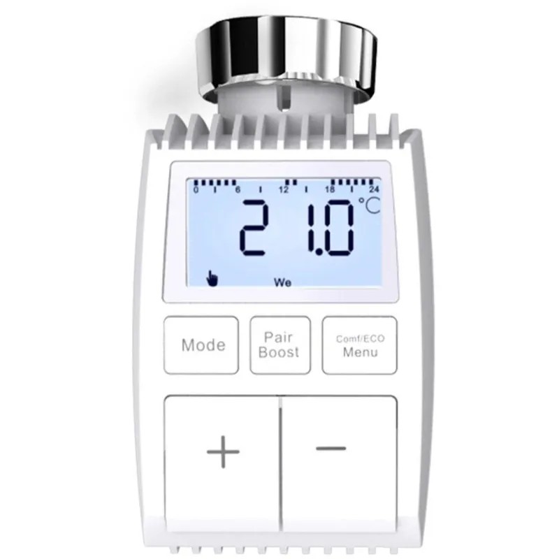 Терморегулятор для радиатора отопления MOES ZigBee Thermostat Valve TV01