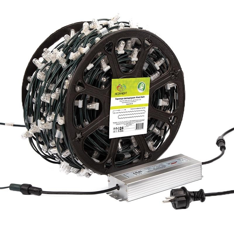 Гирлянда светодиодная ClipLight 12V 150 мм цвет  Белый 325-125