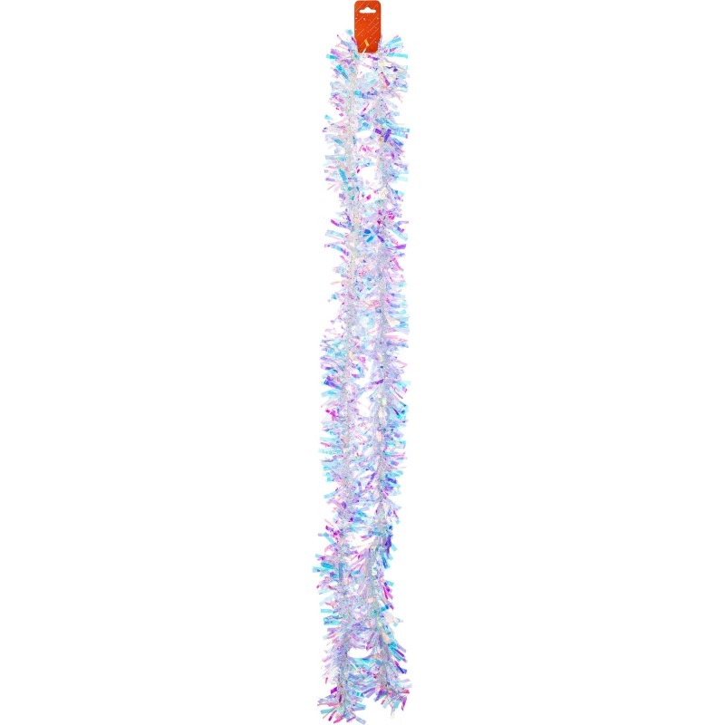 Мишура диаметр 9 см, 2 м, серебро SDMT-HT-052