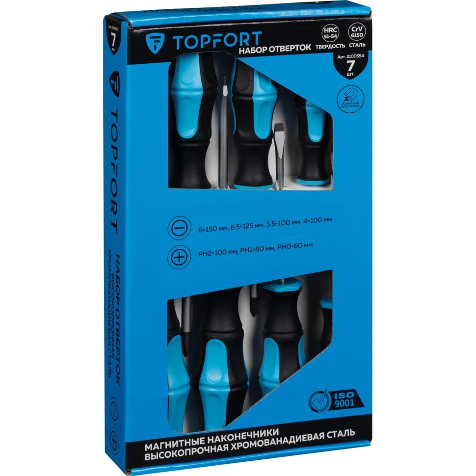 Набор отверток 7 шт Topfort (547407)
