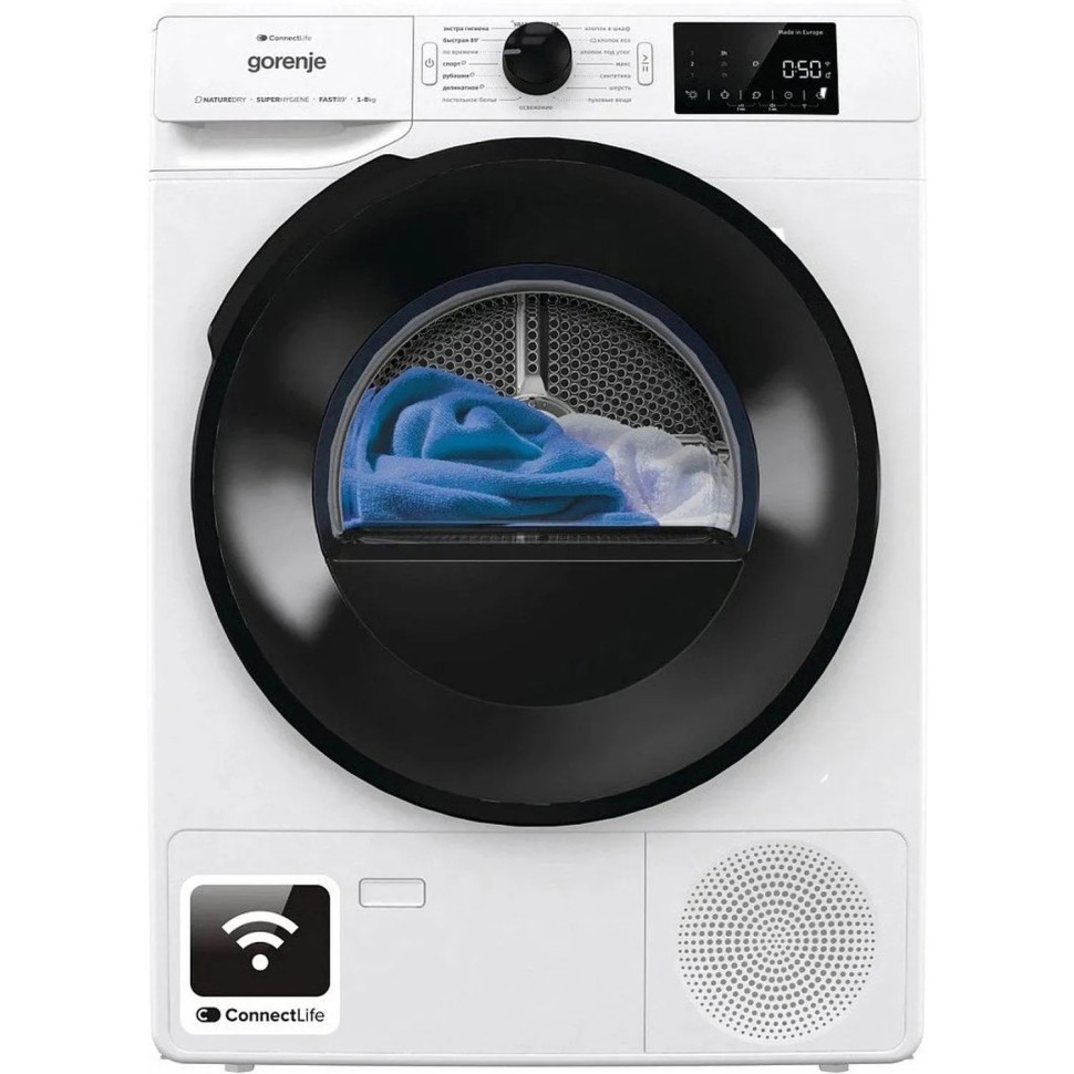 Сушильная машина Gorenje DGPNE82GNLW кл.энер.:A++ макс.загр.:8кг белый