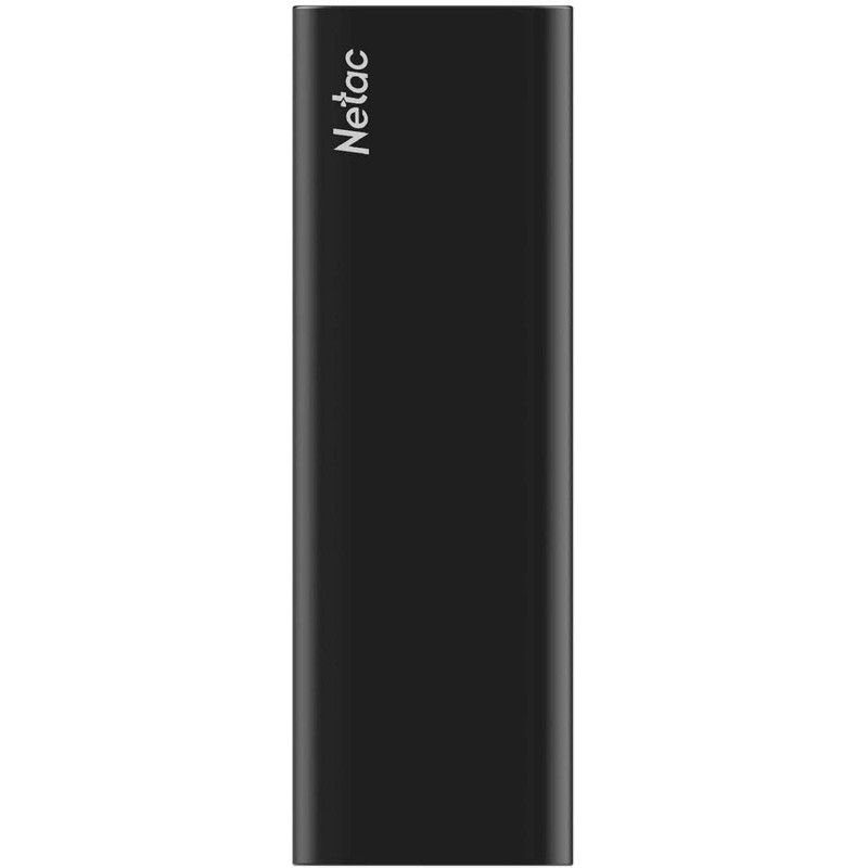 Портативный SSD Netac 128Gb/USB-C/EXT/Black (NT01ZSLIM-128G-32BK)